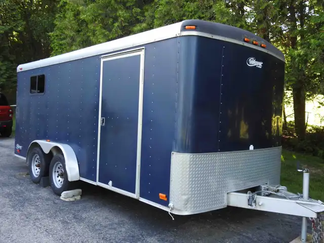 7 x 16 Avenger Enclosed AluminumTrailer (2003) over 15  Upgrades