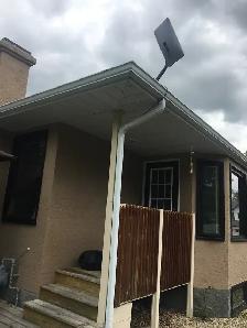 Starlink installations in central Alberta