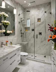 Bathroom renovation with glass enclosure - Photo 2