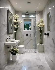 Bathroom renovation with glass enclosure - Photo 3