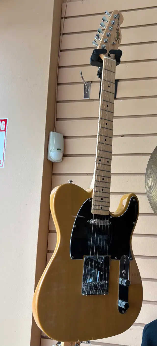 Butterscotch Blonde Squire Telecaster Electric Guitar - No Case