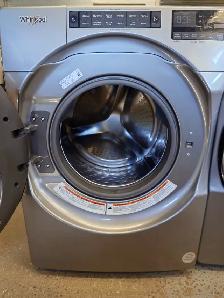 Whirlpool '27' Chrome Shadow Front Load Washer / Dryer Set - Photo 8