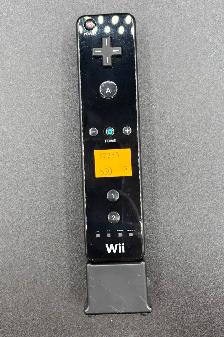 Original Black Nintendo Wii Remote with Wii Motion Plus Cube