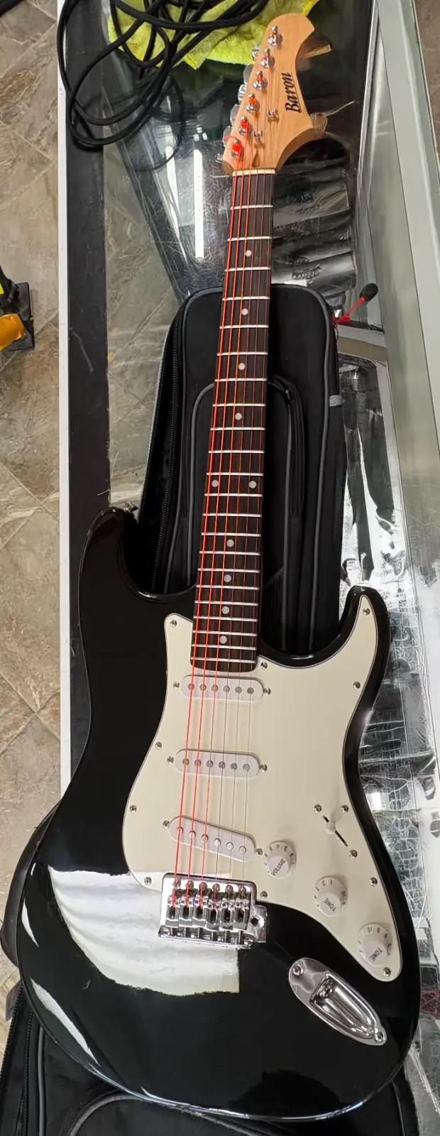 Baron Stratocaster Style Electric Guitar with Gig Bag