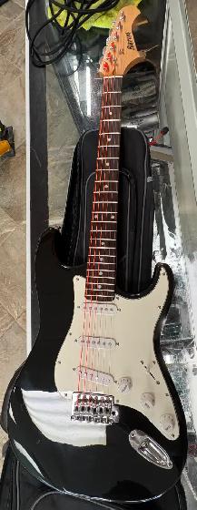Baron Stratocaster Style Electric Guitar with Gig Bag