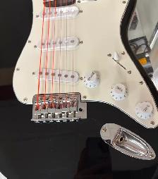 Baron Stratocaster Style Electric Guitar with Gig Bag - Photo 3
