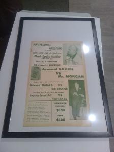 Boxing Poster June 1958 The only 1 in existence in the world