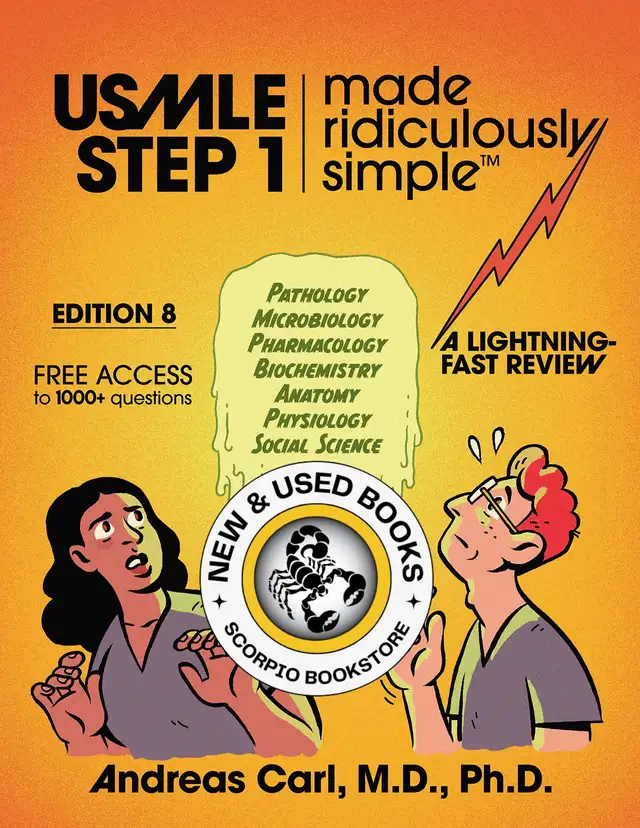 USMLE Step 1 Made Ridiculously Simple 8E 9781935660729