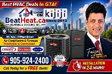 High Efficiency Furnace and Air conditioner installed from $2499