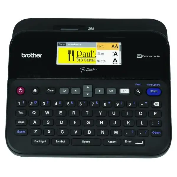 Used Brother PT-D600 P-Touch Label Maker