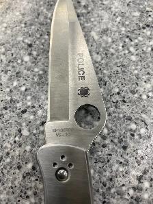 Spyderco Police VG-10 Folding Knife - Photo 4