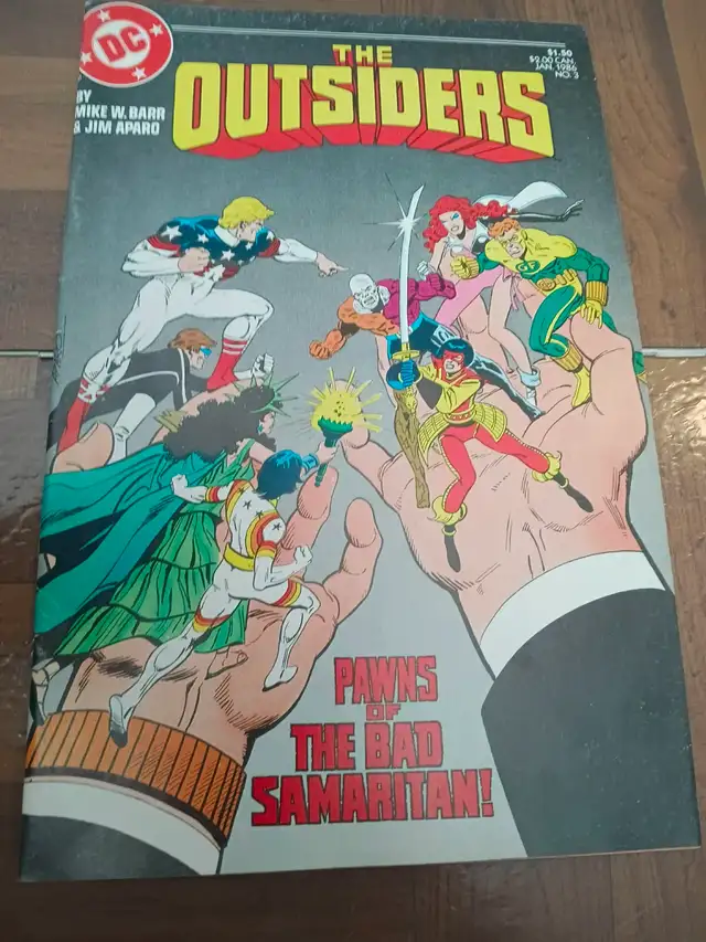 The OUTSIDERS Comic - No 3 - Date 01 1986 - DC Comic