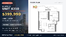 M City 3 1Bed1Bath | 522sqft 118sqft bal. | $399K