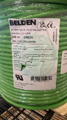 BELDEN Profinet Type B CAT 6a AWG23/7PUR 4X2XAWG 23/7 s/FTP 100m