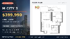 M City 3 1Bed1Bath | 522sqft 118sqft bal. | $399K