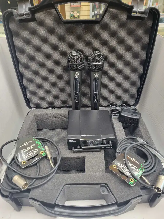 AKG Mini Pro Wireless Mic Kit HT 40 x 2/SR 40 Mini 2