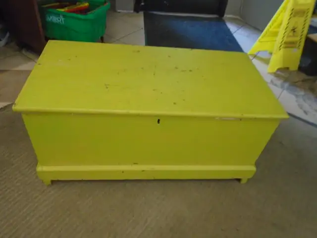 Antique blanket box