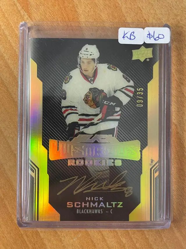 2016-17 UD Black Gold Spectrum #52 Nick Schmaltz AU #'d 09/35