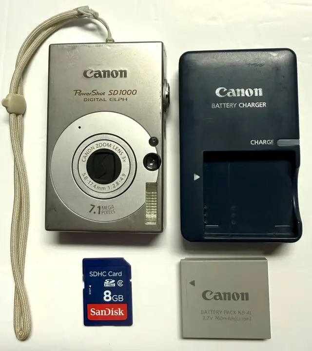 Canon PowerShot SD1000 7.1MP 3X Optical Zoom Digital Camera