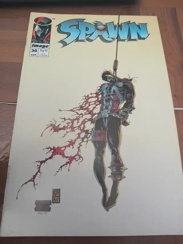 Spawn #30 1995 Image Comics Todd McFarlane Hanging Cover