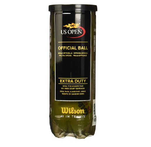 Wilson US Open Tennis Balls - Extra Duty,3 Tennis Balls