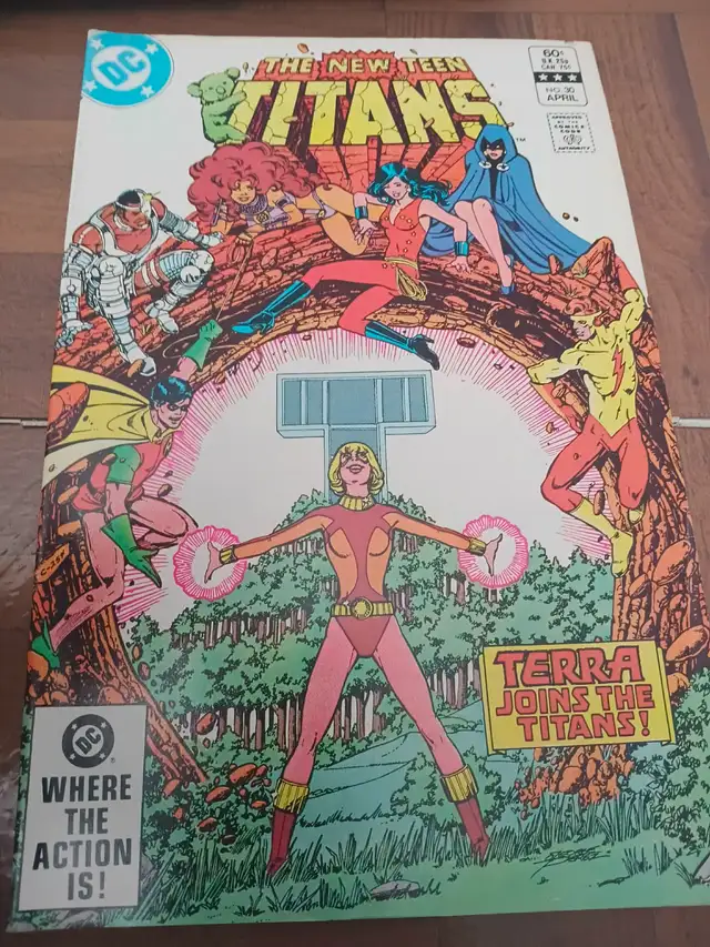 The New Teen Titans #30 Volume 1 DC Comics Newsstand April Apr 1