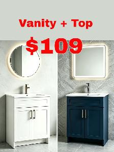 45' Modern Bathroom Vanity   Quartz Top – $369 - Photo 2