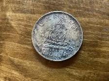 1949 CANADIAN Silver Dollar Coin !