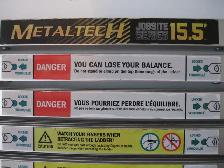 Échelle télescopique Metaltech aluminium 15,5 pi Ladder - Photo 3