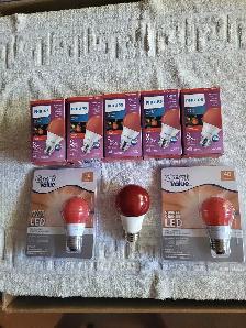 RED LIGHT BULBS (BRAND NAME NEVER USED)