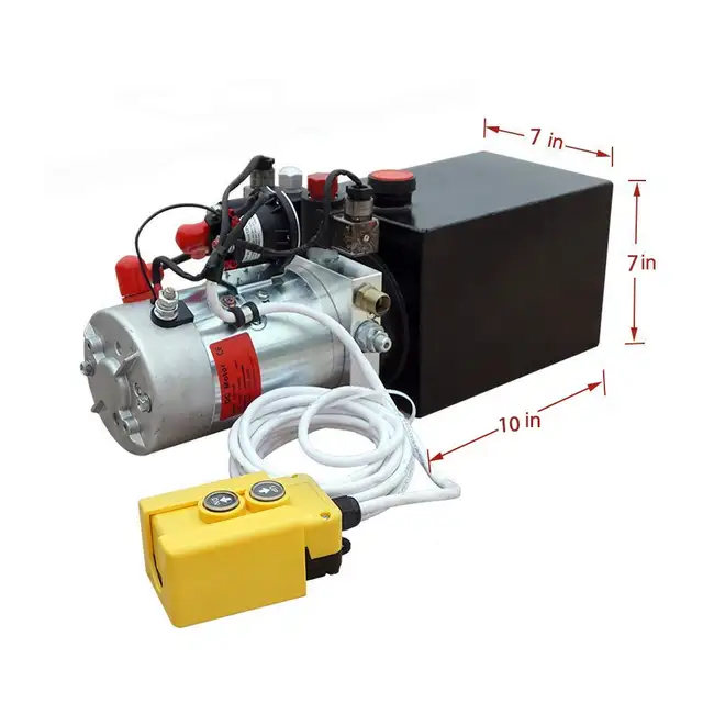 NEW DOUBLE ACTING HYDRAULIC POWER SUPPLY TRAILER PUMP 8LCZYY