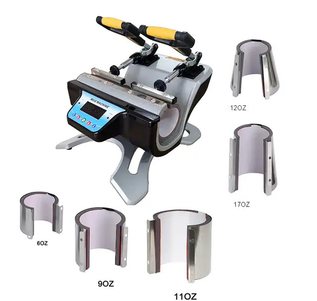 5in1 Double Station Mug Heat Press Sublimation Machine 110019