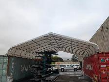 Industrial 30'x40'  Roof Container Shelter with PE Tarpaulin