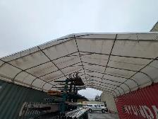 Industrial 30'x40'  Roof Container Shelter with PE Tarpaulin - Photo 2
