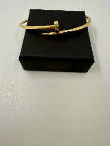 Women's 18K Gold Bangle Bracelet~7'