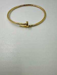 Women's 18K Gold Bangle Bracelet~7' - Photo 2