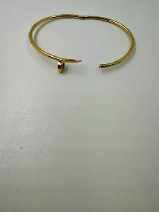 Women's 18K Gold Bangle Bracelet~7' - Photo 3