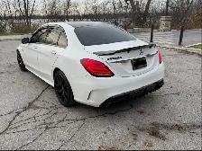2017 Mercedes-Benz C43 white exterior with black interior - Photo 4