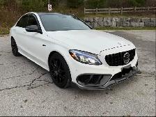 2017 Mercedes-Benz C43 white exterior with black interior - Photo 8