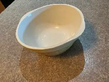 Heavy weight kitchen bowl.