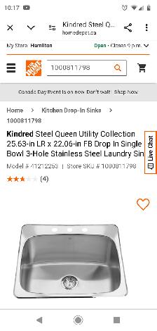 STAINLESS STEEL LAUNDRY SINK - Photo 3