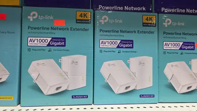 TP-LINK TL-PA7017 KITAV1000 GIGABIT POWERLINE NETWORK EXTENDER