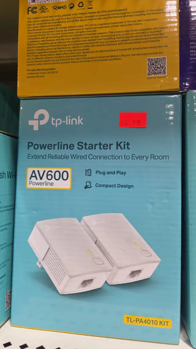 TP-LINK TL-PA4010 KIT – AV600 POWERLINE STARTER