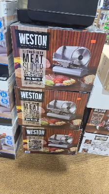 WESTON 7.5' MEAT SLICER200-WATT FOOD SLICER