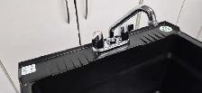 Utility Laundry Tub w/Moen Faucet- Used asking $60 - Photo 3