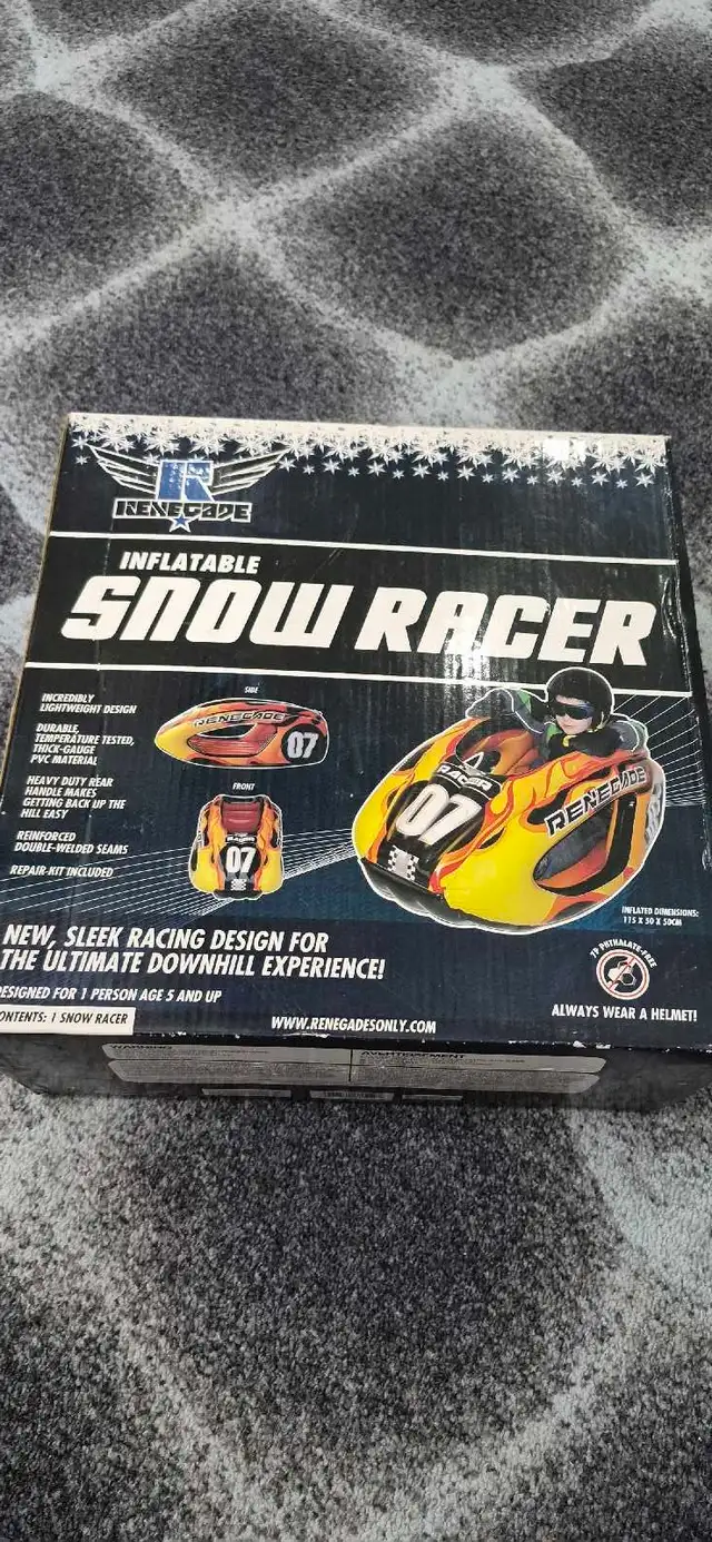 Inflatable Snow Racer Brand New-asking $15