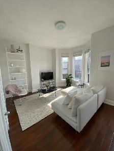 2 bedroom apt with large living room in a Victorian home