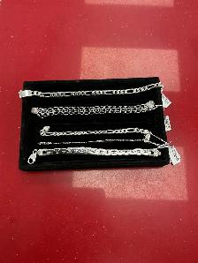 plusieurs bracelet en argent