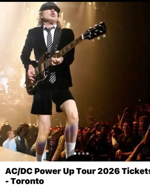 2 AC/DC tickets in Toronto