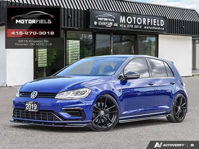2019 Volkswagen Golf R R DSG HB 4MOTION Accident Free, Nav, Fen